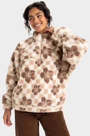 Roxy Womens Jive Talking Fleece Jumper - - Size M at Official Store