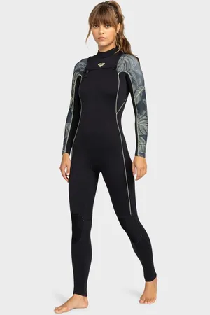 Roxy Womens 4/3 Elite Xt Stretch Chestzip Wetsuit - - Size 8 at Official Store