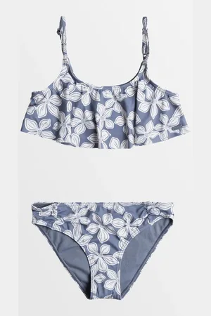 Roxy Girls 8-16 Drifter Floral Two Piece Swim Set - - Size 10 at Official Store