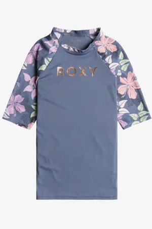 Roxy Girls 8-16 Hidden Garden Short Sleeve Upf 50 Surf T-Shirt - - Size 16/XXL at Official Store