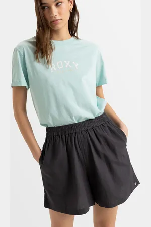 Roxy Womens Sol Vibes Elastic Waist Shorts - - Size L at Official Store
