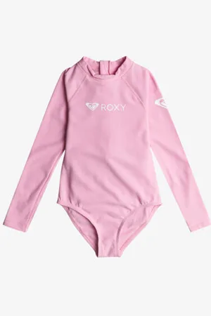 Roxy Girls 8-16 Heater Long Sleeve One Piece Rash Vest - - Size 14/XL at Official Store