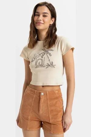 Roxy Womens Sessions Corduroy Shorts - - Size 30 at Official Store