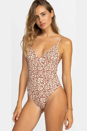 Roxy Womens Free Fallin One Piece Swimsuit - - Size XL at Official Store