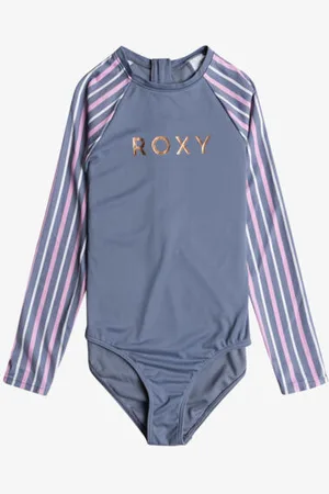 Roxy Girls 8-16 Hidden Garden Long Sleeve One Piece Rash Vest - - Size 12/L at Official Store