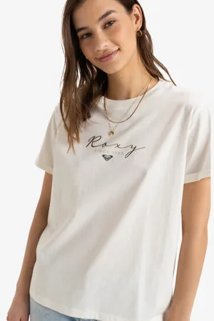 Roxy Womens Noon Ocean Short Sleeve T-Shirt - - Size M at Official Store
