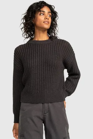Roxy Womens Coming Home Crew Neck Jumper - - Size M at Official Store