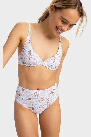 Roxy Womens Vintage Isle High Waist Mod Bikini Bottom - - Size XXL at Official Store