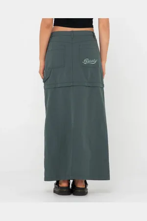 Rusty Billie Low Rise Ripstop Zip Off Skirt