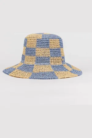 Rusty Ariel Straw Bucket Hat
