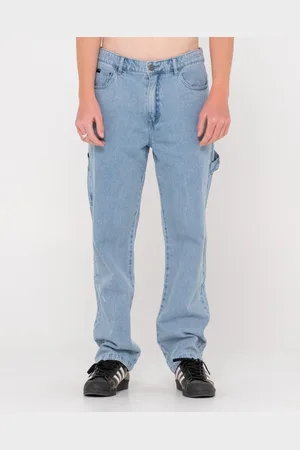 Rusty Dungaree Straight Fit Denim Pant