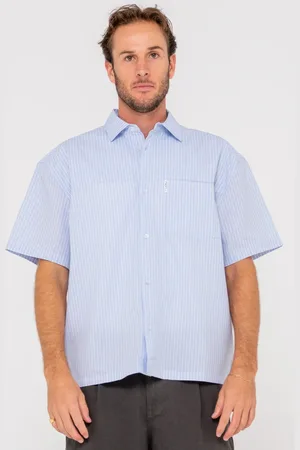 Rusty Boxed In Boxy Fit Striped Shirt