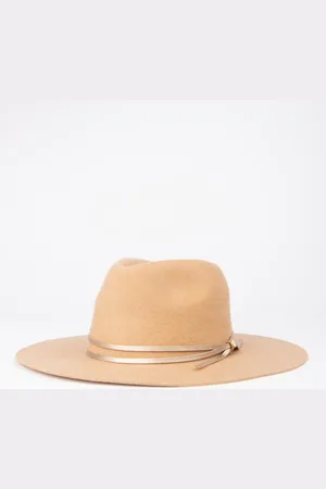 Rusty Gisele Panama Style Felt Hat
