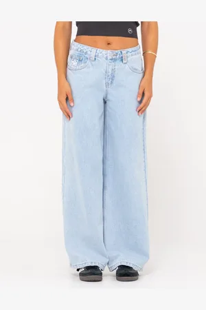 Rusty Low Rise Super Wide Leg Jean