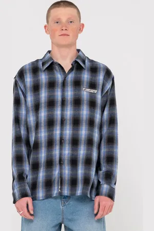 Rusty Neon Dreams Relaxed Fit Plaid Shirt
