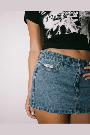 Rusty Mavericks Low Rise Mini Denim Skirt