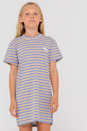 Rusty Camila Stripe T Shirt Dress Girls
