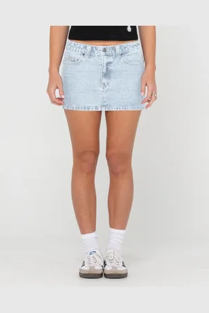 Rusty Mavericks Low Rise Mini Denim Skirt