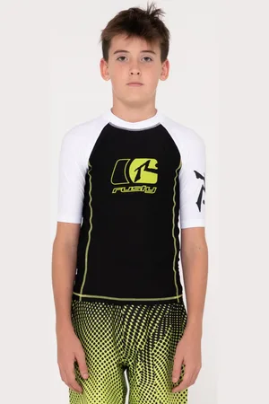 Rusty Y2shay Short Sleeve Rash Vest Boys