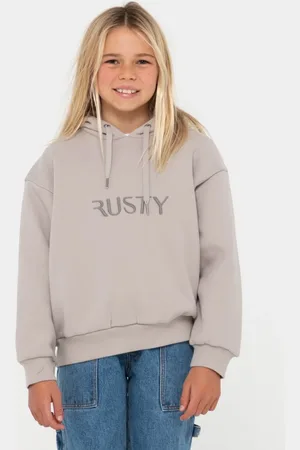 Rusty Signature Hooded Fleece Girls