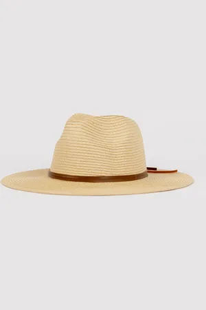 Rusty Gisele Panama Straw Hat