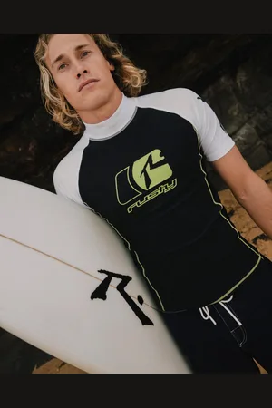 Rusty Y2shay Printed Short Sleeve Rash Vest