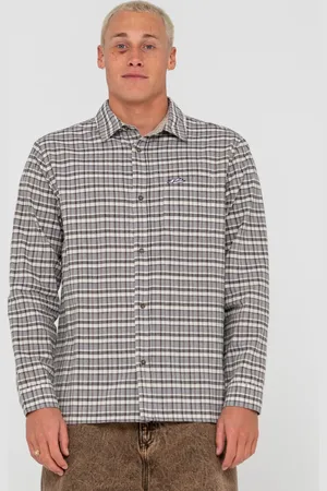 Rusty Datsun Cuts Long Sleeve Check Shirt