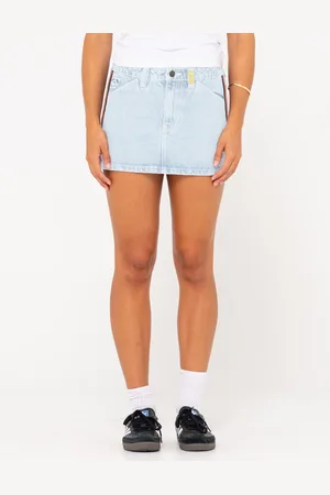 Rusty Flip Mommy Low Rise Mini Denim Skirt