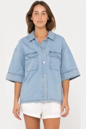 Rusty Hudson Short Sleeve Denim Shirt