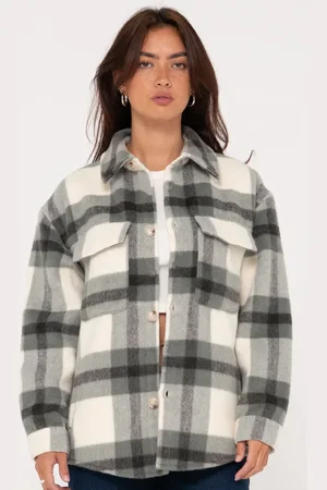 Rusty Wren Oversized Plaid Jacket