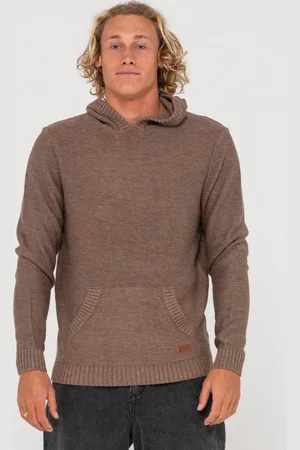 Rusty Skyliner Relaxed Knit Hoodie