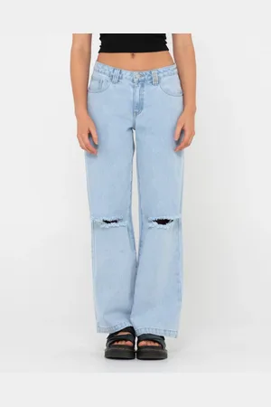 Rusty Low Rise Ripped Denim Jean