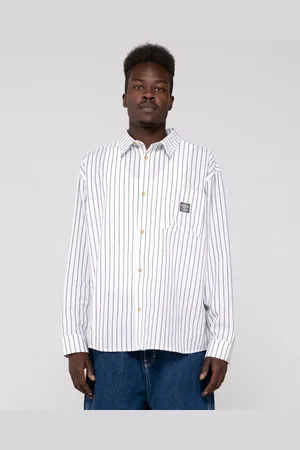 Rusty Vallejo Tech Boxy Striped Shirt