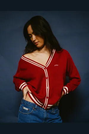 Rusty Cambridge Slouchy Cardigan