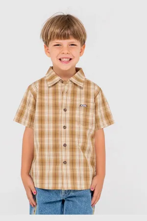 Rusty Datsun Check Short Sleeve Shirt Runts