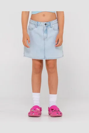 Rusty Mavericks Low Rise Denim Skirt Girls