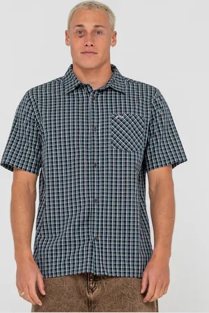 Rusty Datsun 45 Short Sleeve Check Shirt