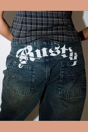 Rusty Roxanne Baggy Low Rise Jeans
