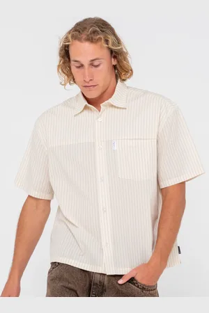 Rusty Boxed In Boxy Fit Striped Shirt
