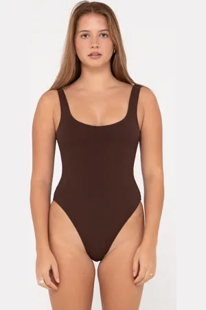 Rusty Sandalwood Retro One Piece