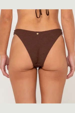 Rusty Sandalwood Midi Bikini Bottom