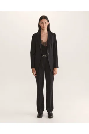 Celeste Wool Straight Suit Pant - SABA