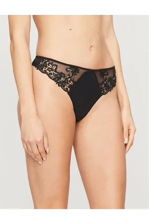 Simone Pérèle Saga Mesh and Stretch-lace Thong