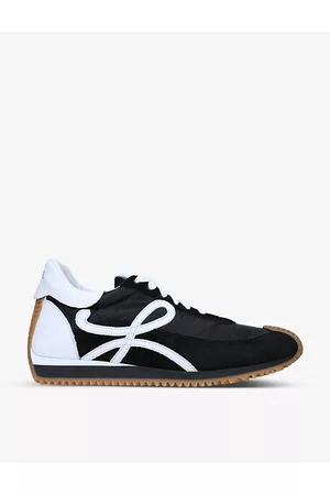 Loewe Flow Runner Monogram Leather and Shell Trainers