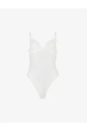 Agent Provocateur Hinda Sheer Stretch-lace Body