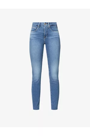 GOOD AMERICAN Good Legs Skinny High-rise Organic Cotton-blend Denim Jeans