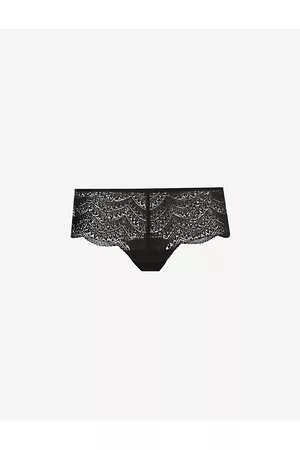 Simone Pérèle Karma Mid-rise Stretch-lace Briefs