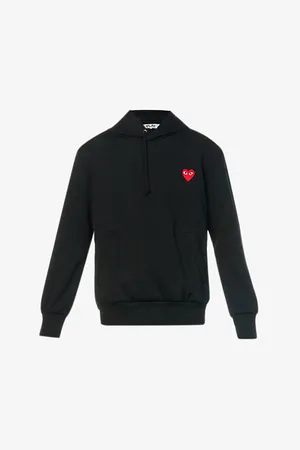 Comme des Garçons Heart-appliquéd Stretch Hoody