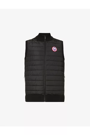 Canada Goose High-neck Padded Wool and Shell-down Vest