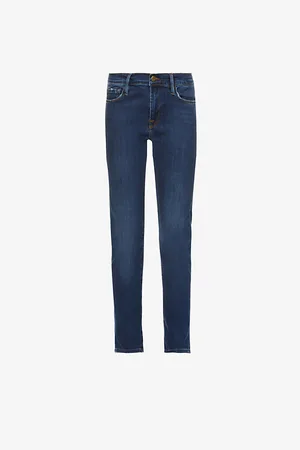 Frame Le Garcon Straight-leg Mid-rise Cotton-blend Denim Jeans